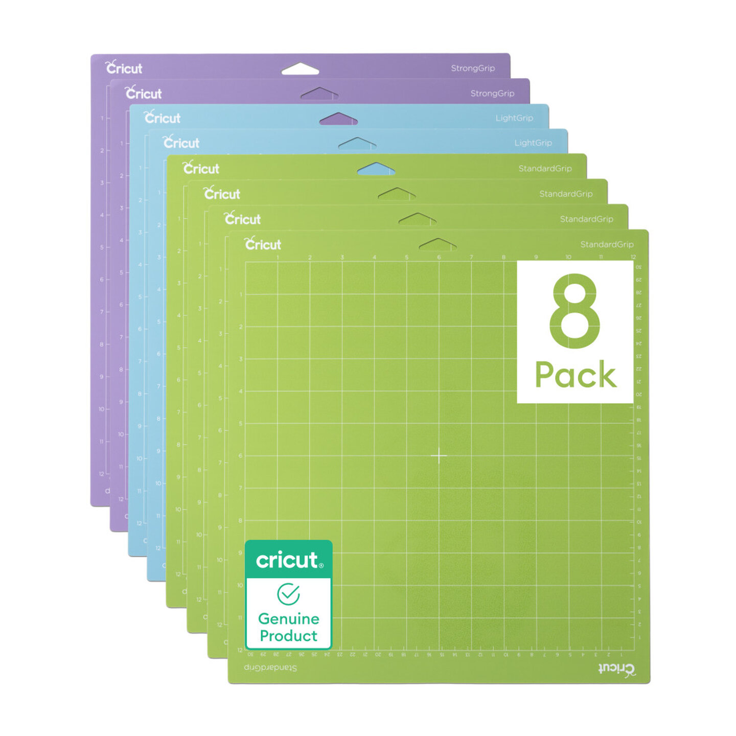 Cricut Machine Mat Variety Pack - 30.5 cmx30.5 cm (8 pack)