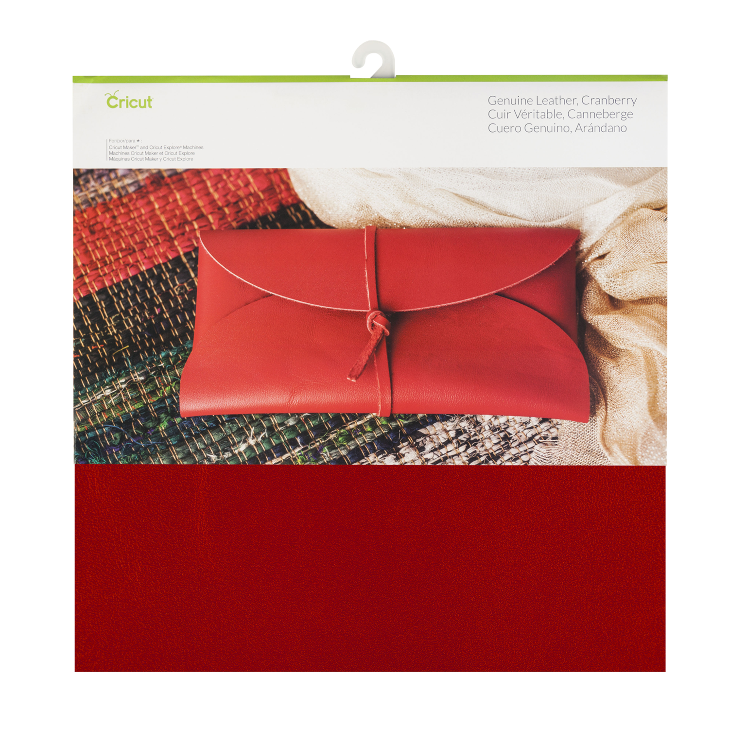 Cricut Genuine Leather Cranberry 12X12