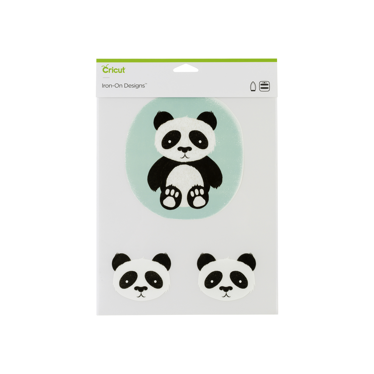 Cricut Iron On Designs Panda 8.5X12