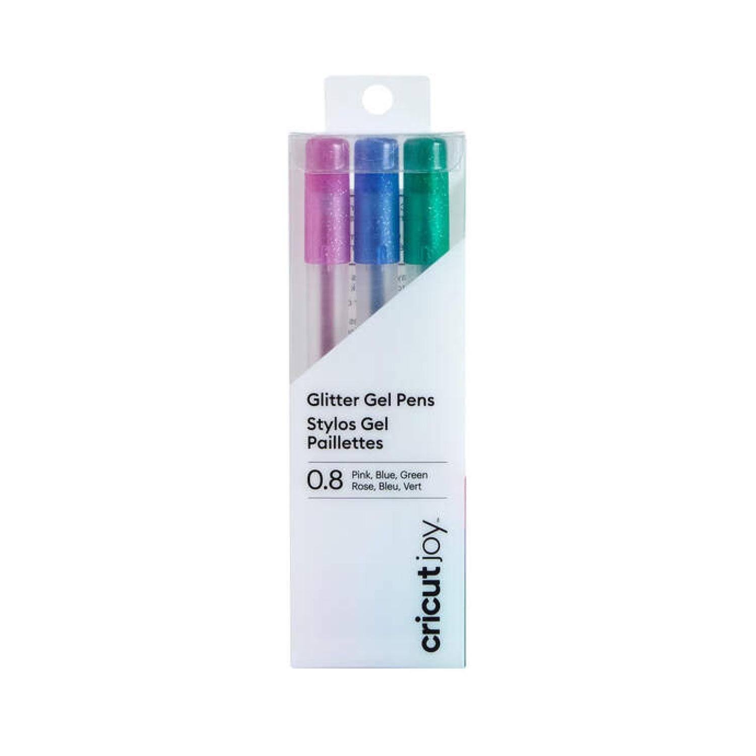 Cricut Joy Medium Point Gel Pen Set 3-Pack (Glitter Pink, Blue, Green)