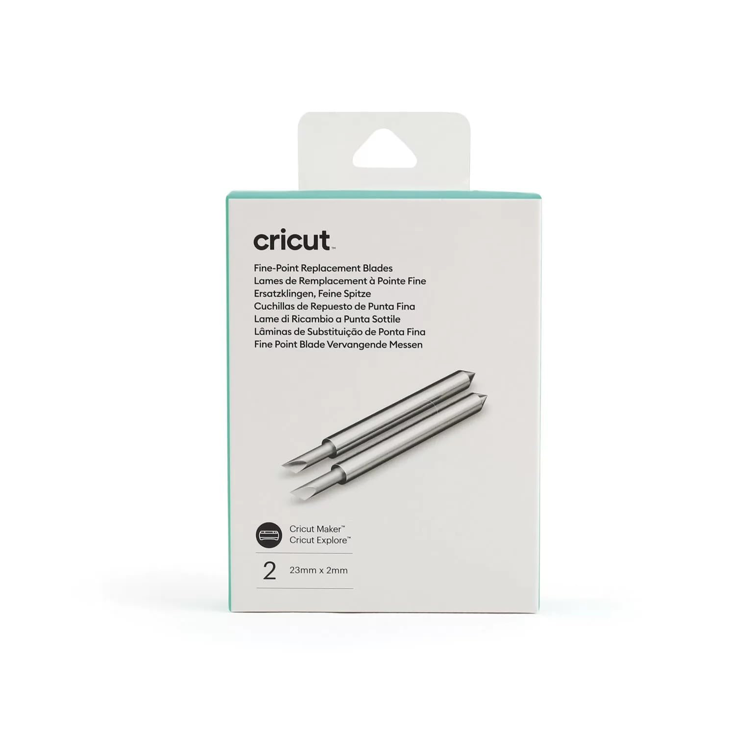 Cricut Explore/Maker Fine-Point Replacement Blades 2-Pack