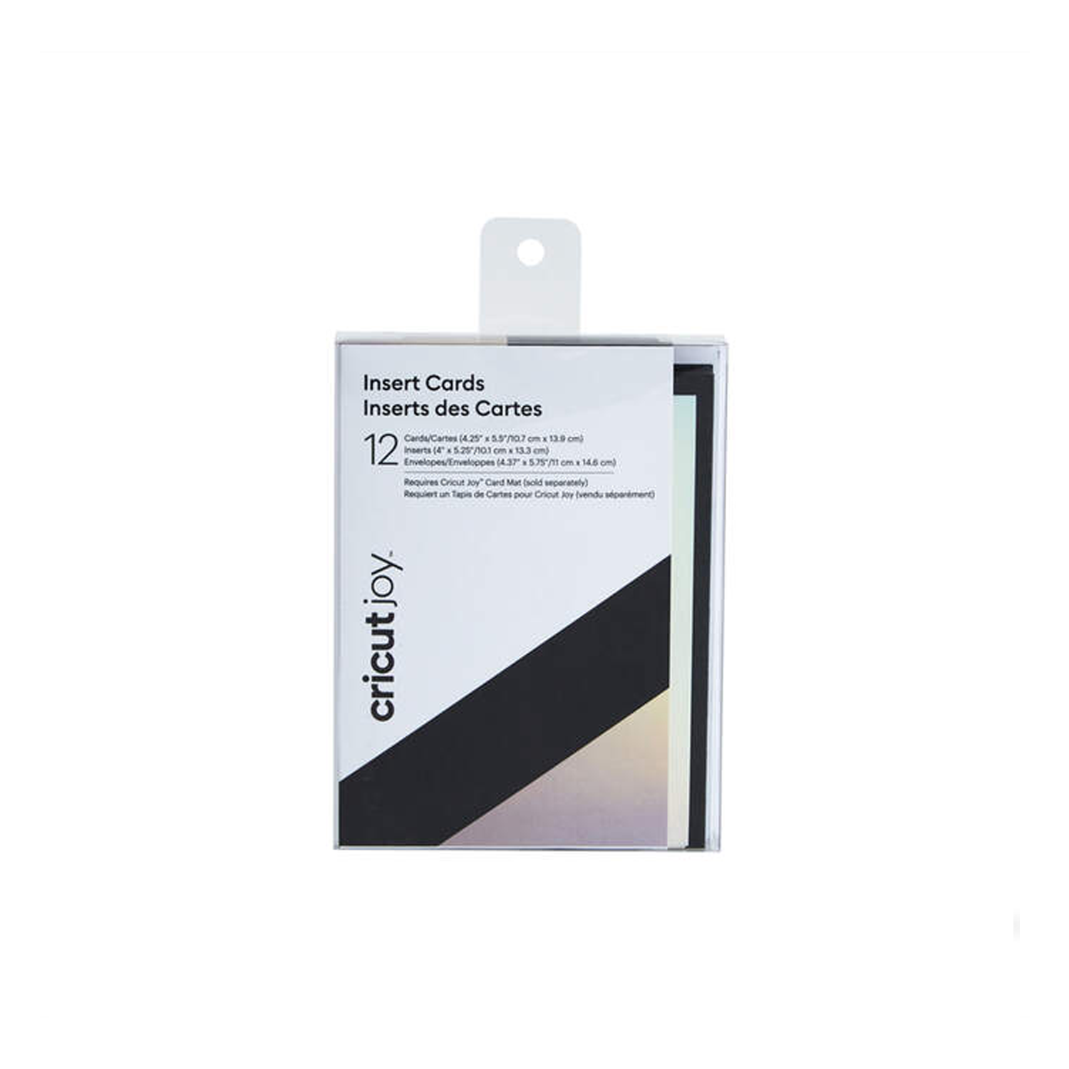 Cricut Joy insert Cards 12-Pack (Black/Holo)