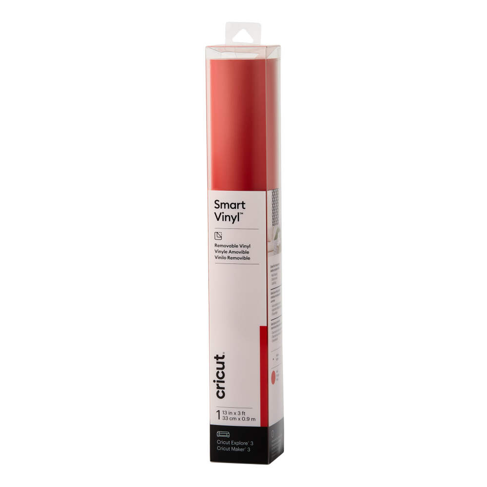 Cricut Smart Vinyl Removable 33X91 cm 1 Sheet (Red)