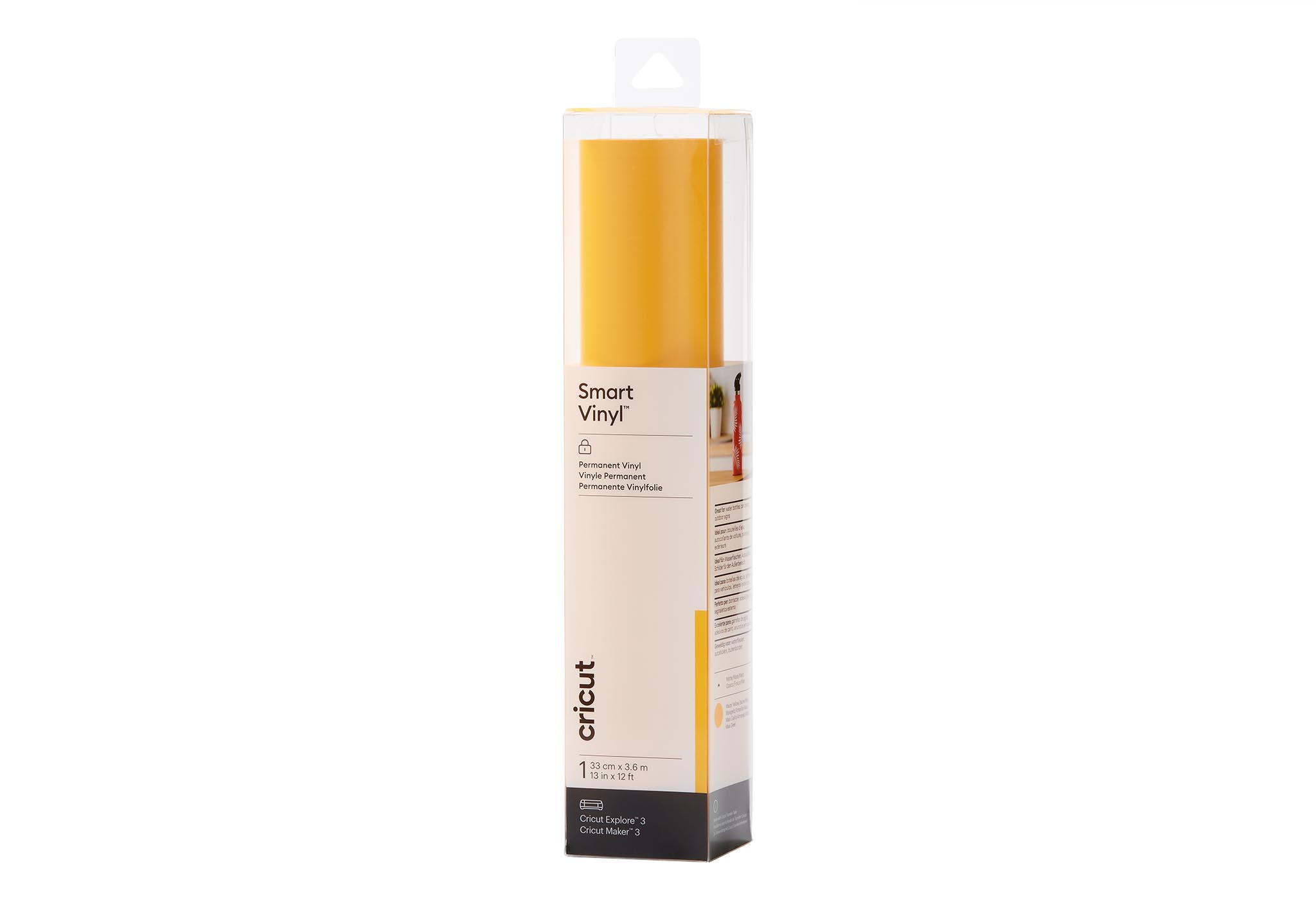 Cricut Smart Vinyl Permanent 33X366 cm 1 Sheet (Maize Yellow)