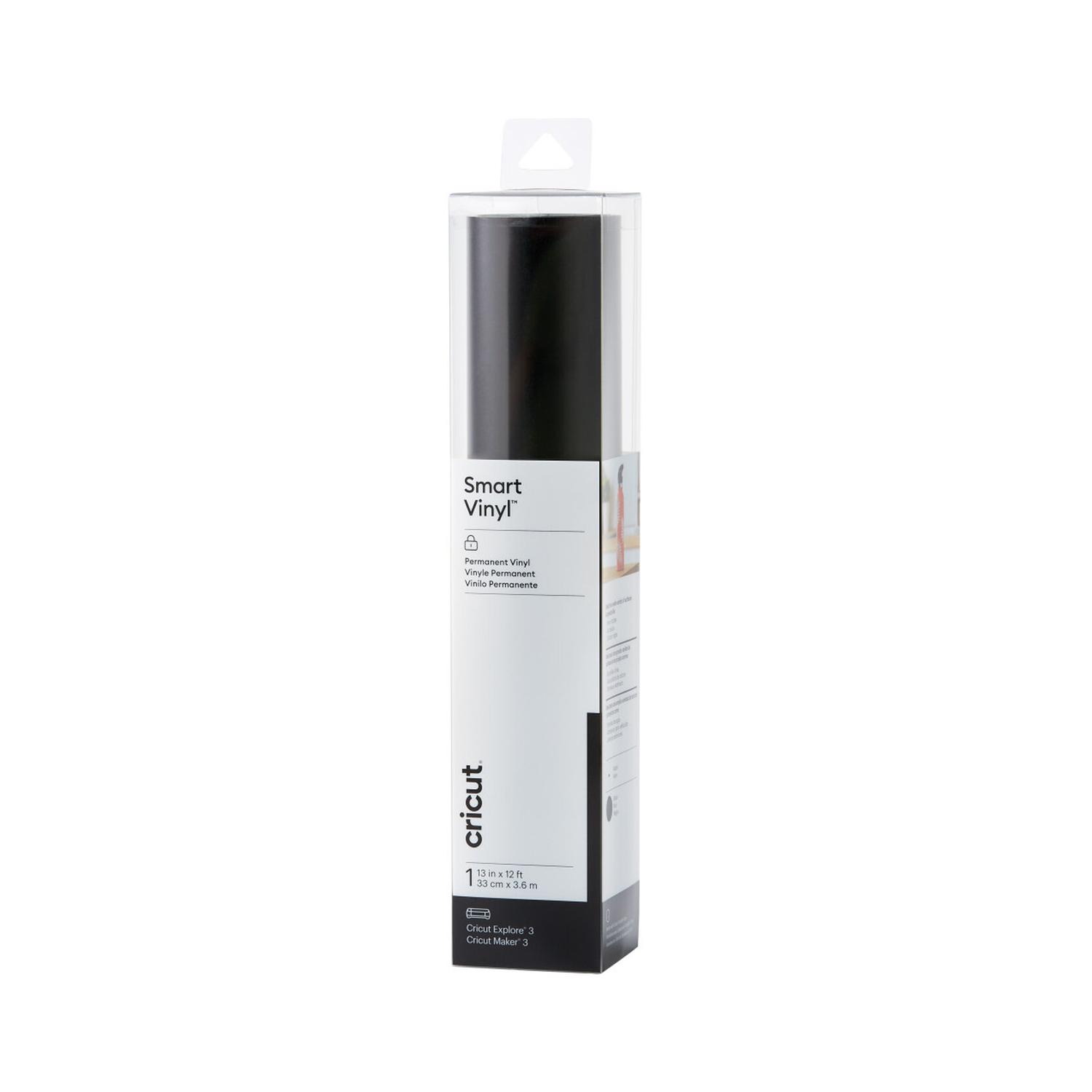 Cricut Smart Vinyl Permanent 33X366 cm 1 Sheet (Black)