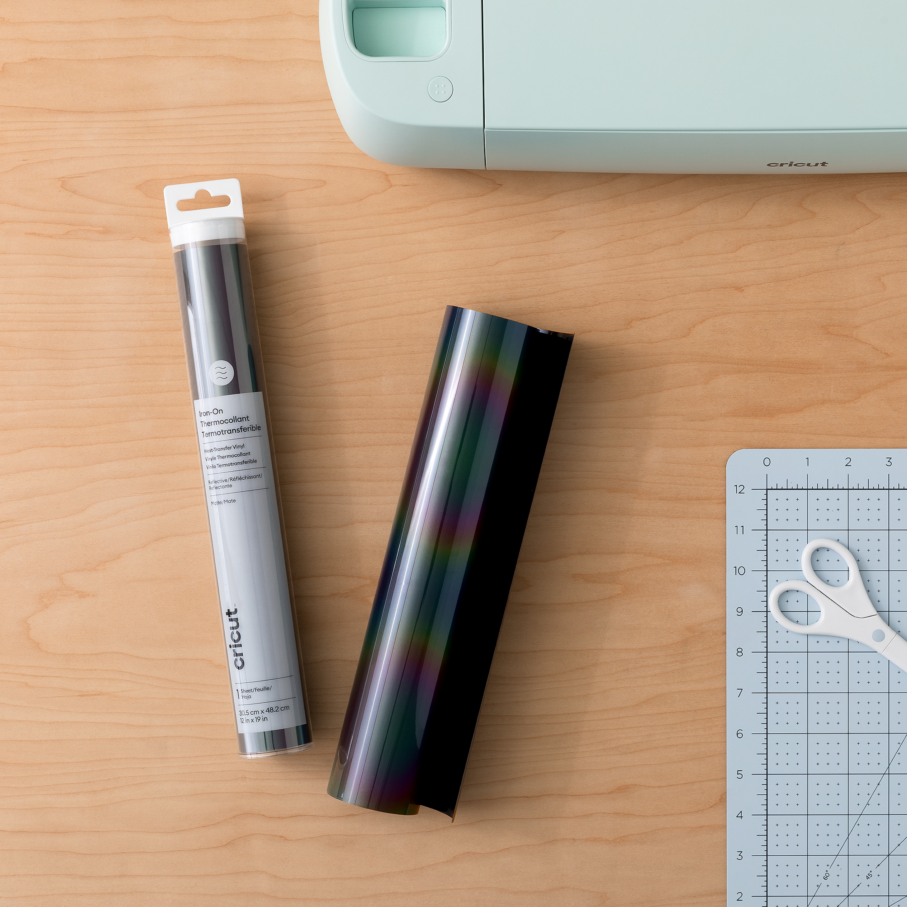 Cricut Permanent Vinyl Holographic Sparkle Silber - 30,5cm X 1,2m Rolle Für Alle Cricut Schneidemaschinen