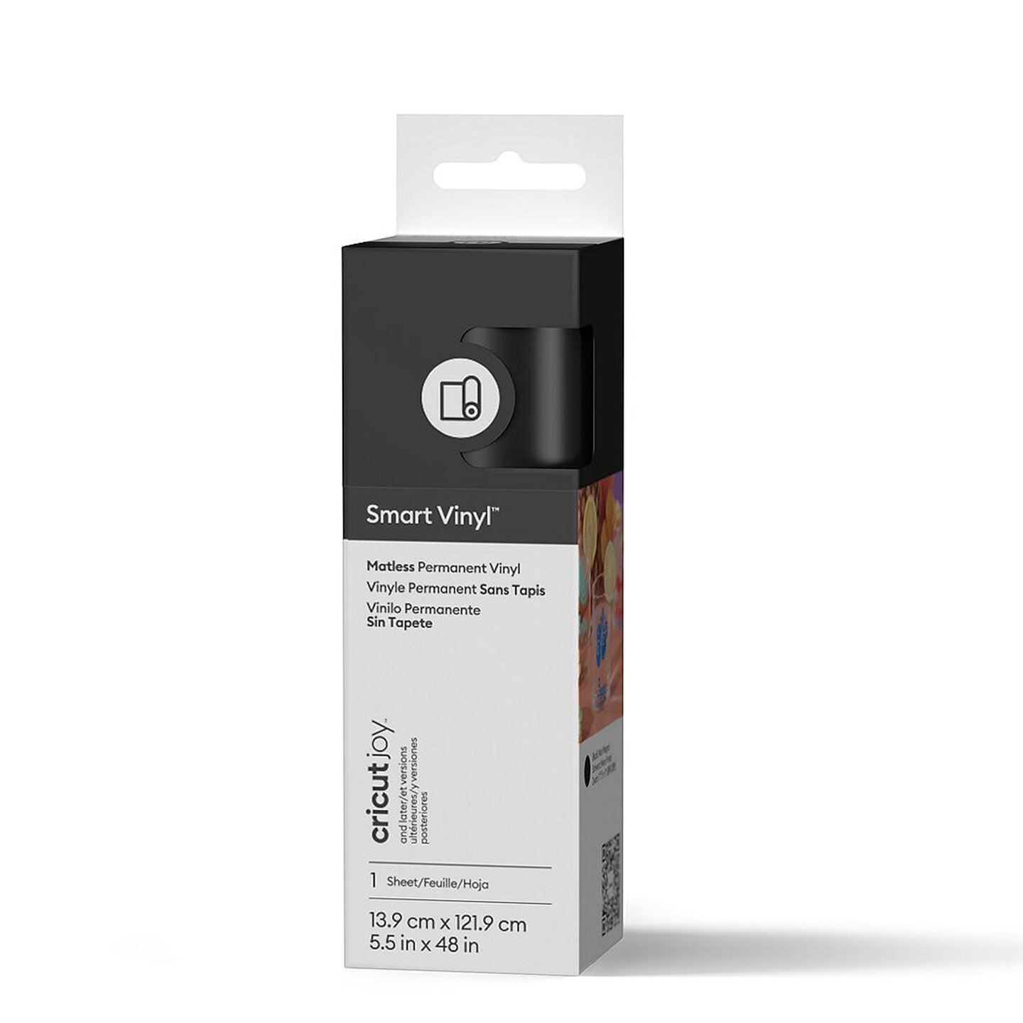 Cricut Smart Vinyl Permanent Joy 14x122 cm 1 sheet (Matt Black)