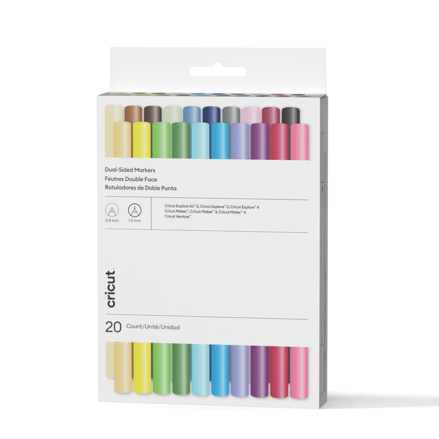 Cricut Dual-Sided Markers, Ultimate Set (20pack)